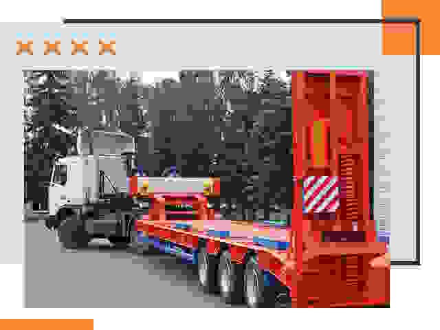 Перевозки на тралах и платформах в Бийске